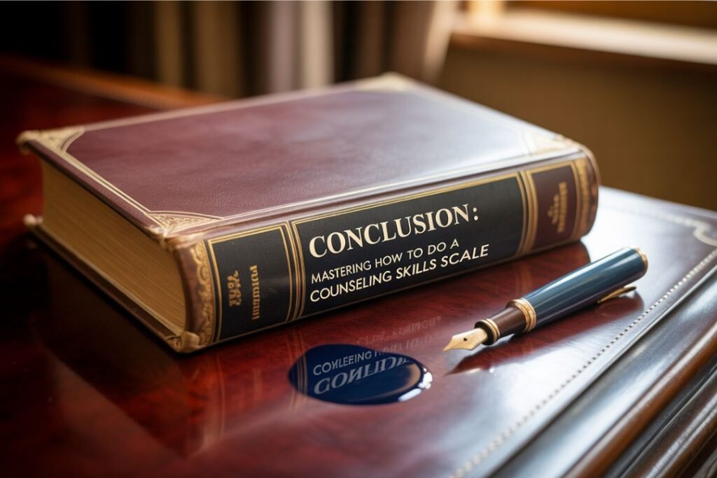 Conclusion: Mastering How to Do a Counseling Skills Scale