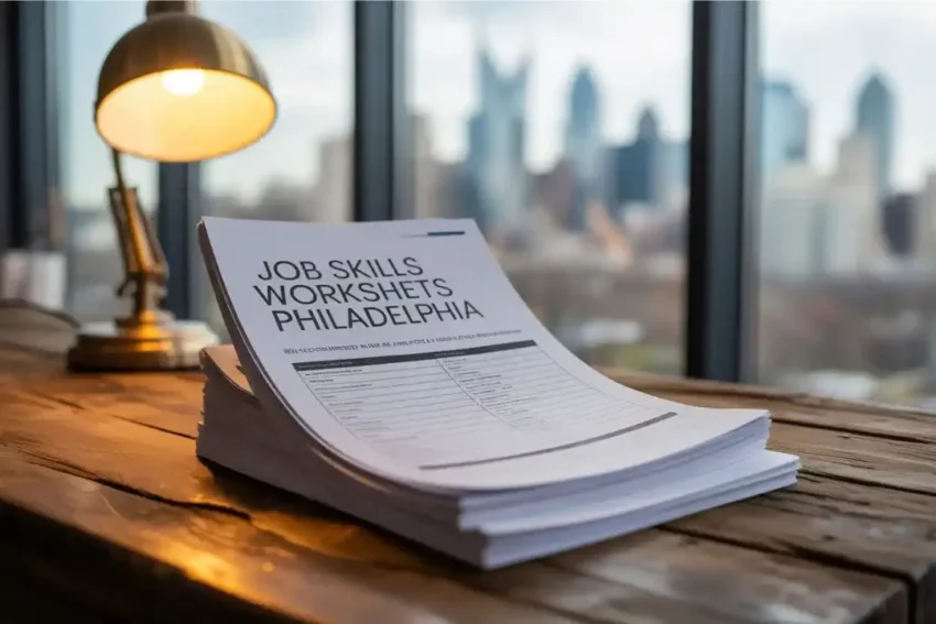Job Skills Worksheets PDF Philadelphia