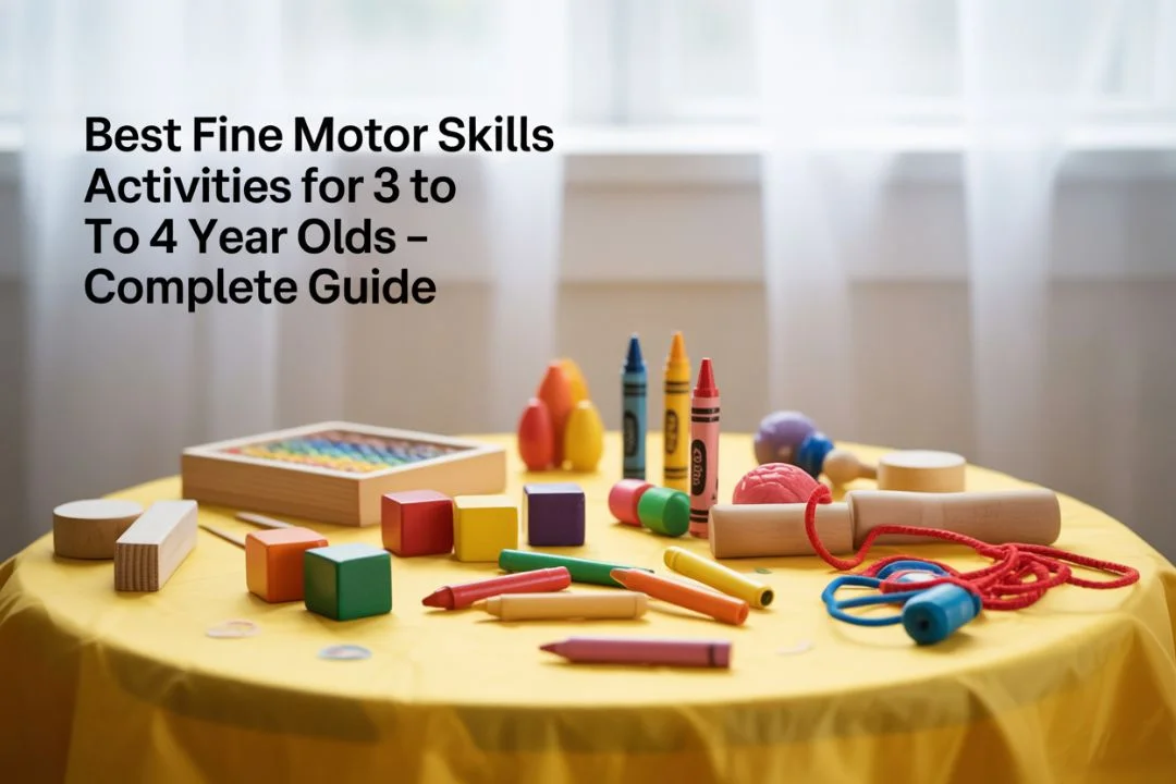 Best Fine Motor Skills Activities for 3 to 4 Year Olds – Complete Guide ...